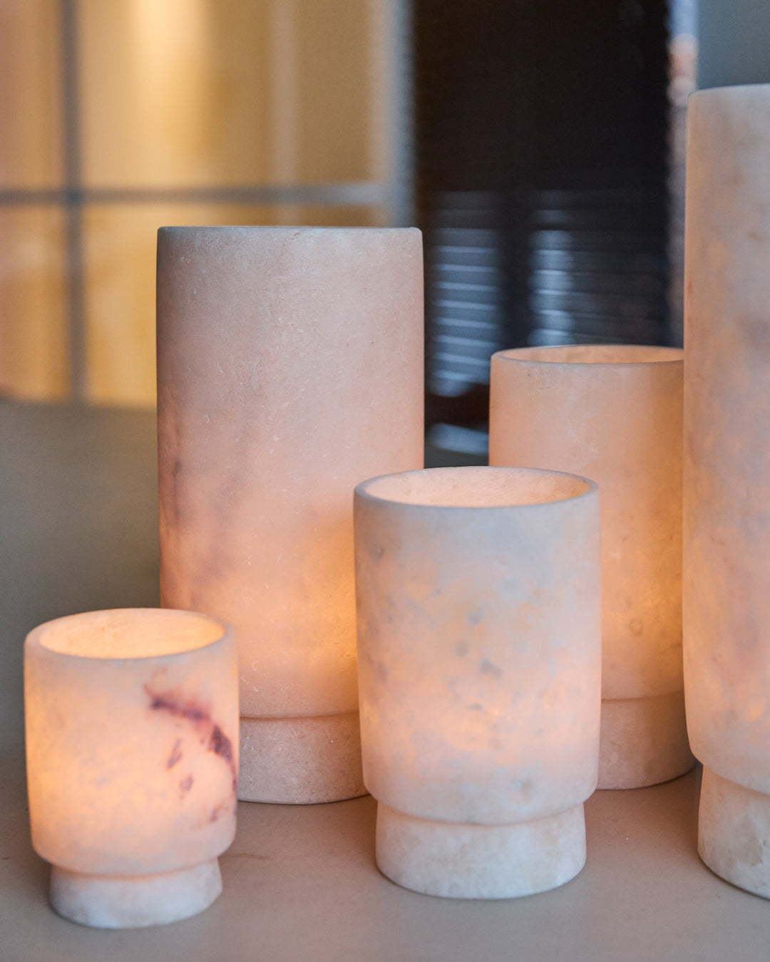 Alabaster Tealight - design