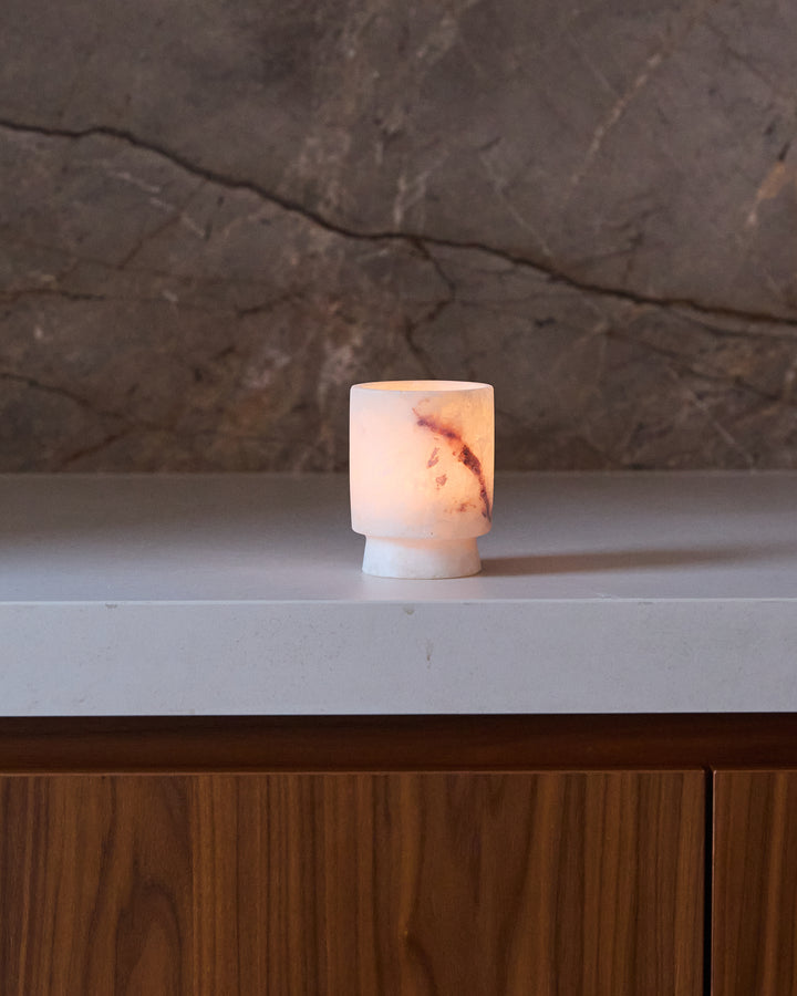 Alabaster Tealight - design