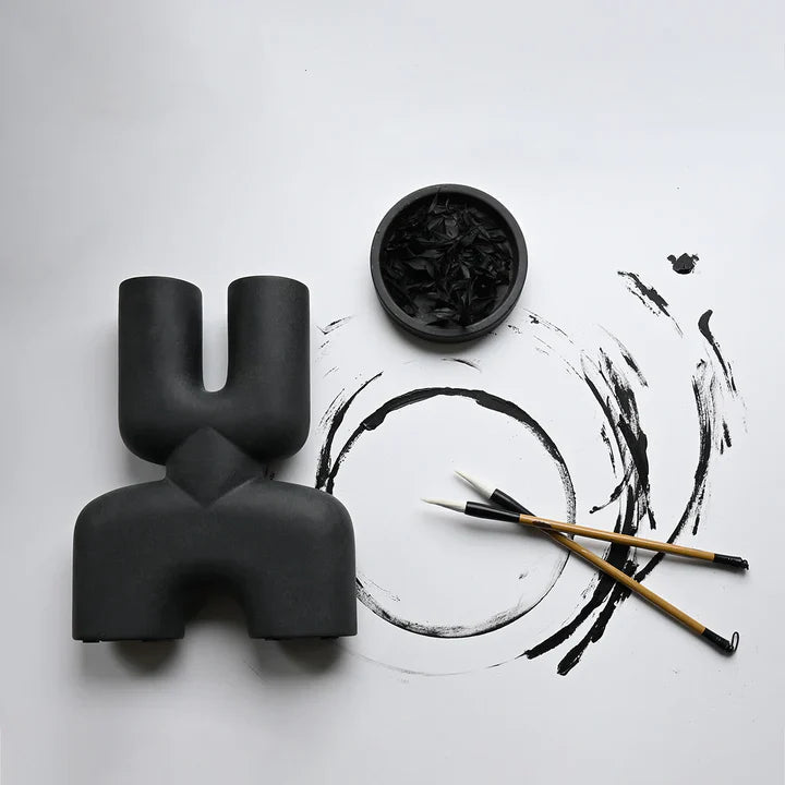 Cobra vaas - double mini - zwart