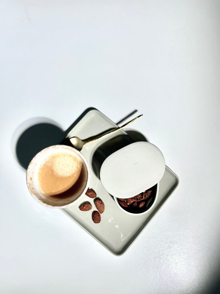 Schaal rechthoekig beige Bertrand Lejoly