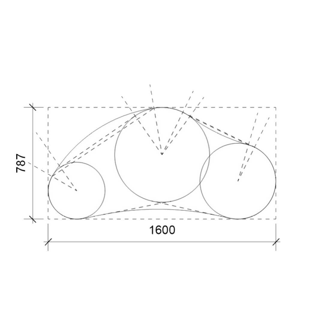 Salontafel in betonlook