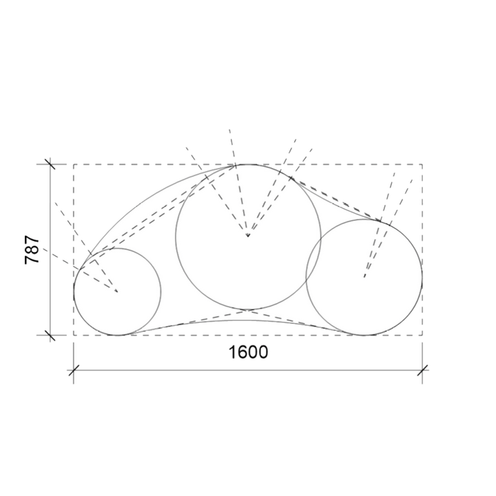 Salontafel in betonlook