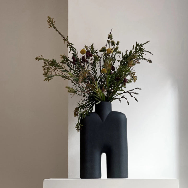 Cobra vaas - tall medio - black