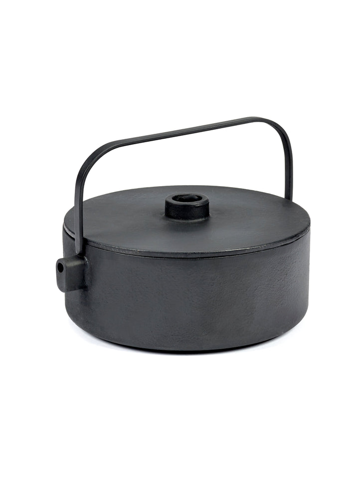 Theepot gietijzer Collage