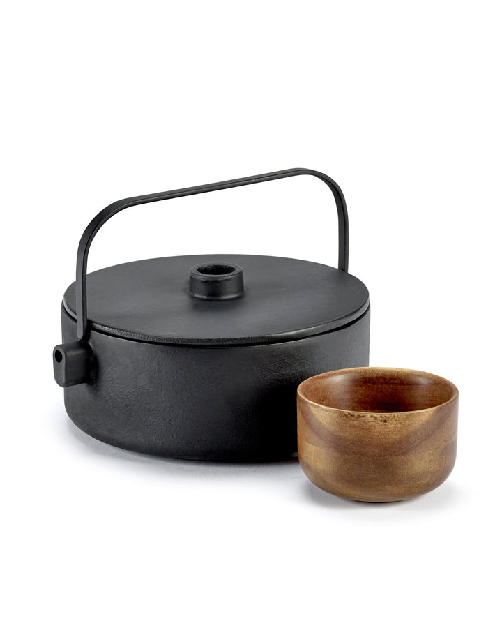 Theepot gietijzer Collage